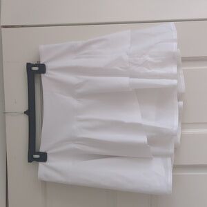 Athleta White Layered Skater Skirt